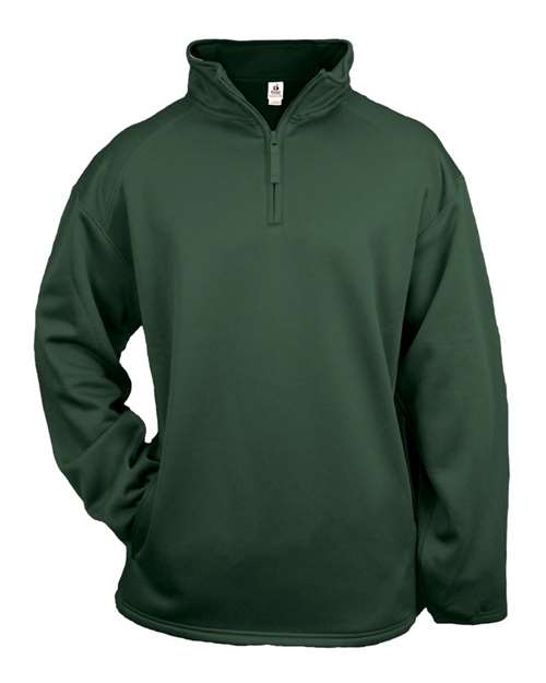 Badger 1480 Performance Fleece Quarter-Zip Pullover