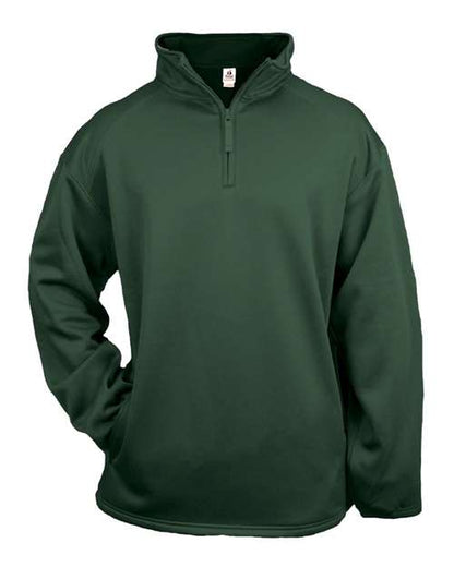Badger 1480 Performance Fleece Quarter-Zip Pullover