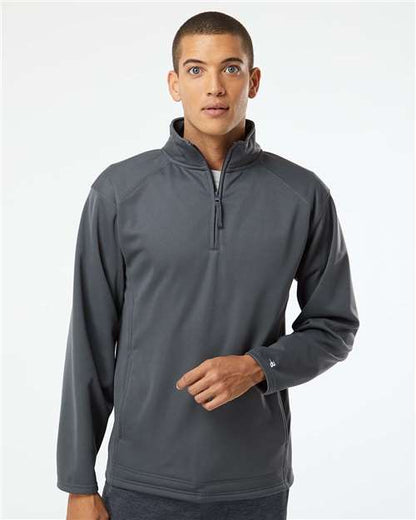 Badger 1480 Performance Fleece Quarter-Zip Pullover