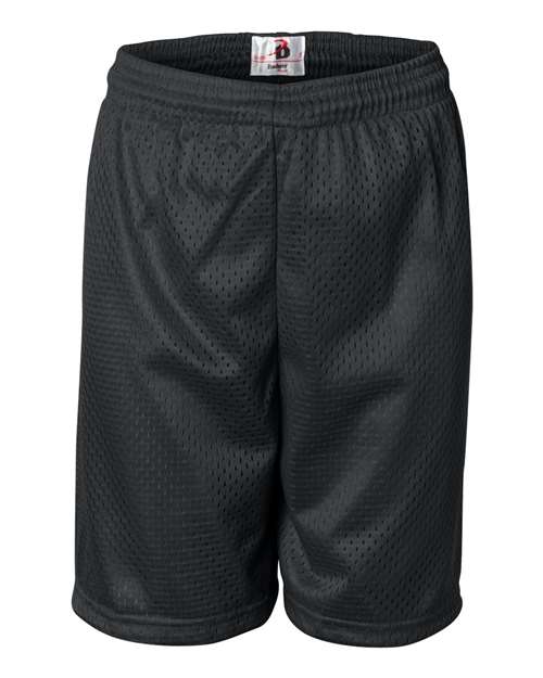 "Badger 2207 Youth Pro Mesh 6" Shorts" - Custom Decorated