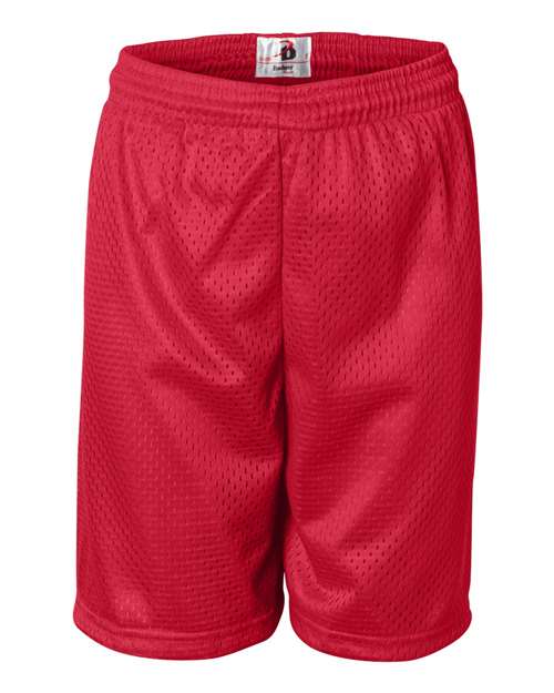"Badger 2207 Youth Pro Mesh 6" Shorts"