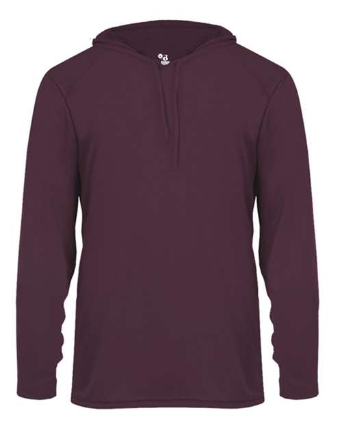 Badger 4105 B-Core Hooded Long Sleeve T-Shirt