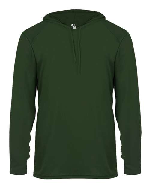 Badger 4105 B-Core Hooded Long Sleeve T-Shirt