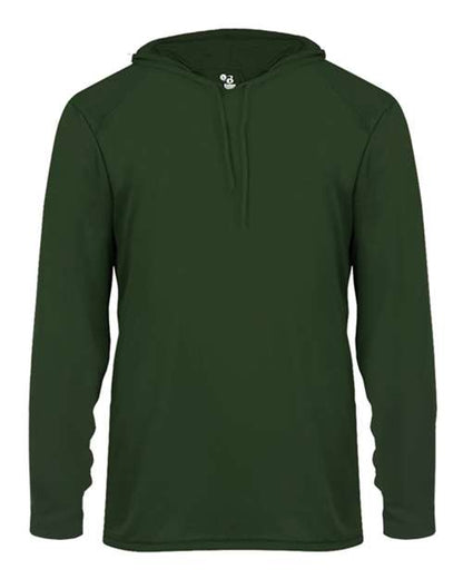 Badger 4105 B-Core Hooded Long Sleeve T-Shirt