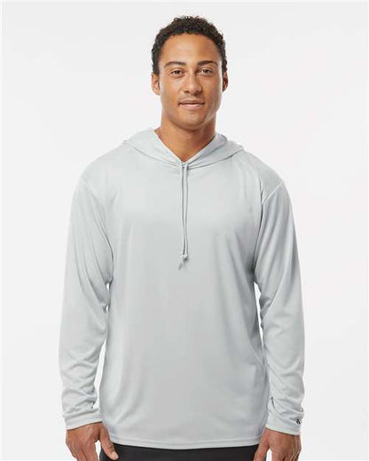 Badger 4105 B-Core Hooded Long Sleeve T-Shirt