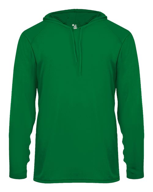 Badger 4105 B-Core Hooded Long Sleeve T-Shirt