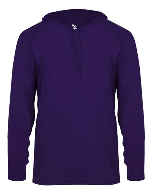 Badger 4105 B-Core Hooded Long Sleeve T-Shirt