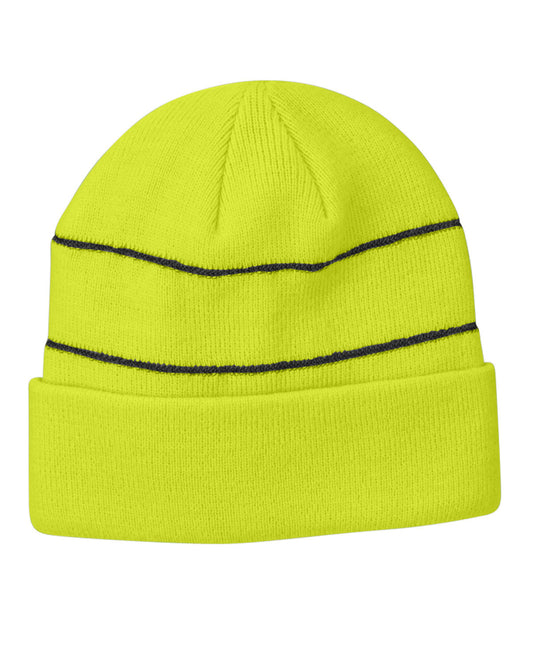 Big Accessories BA535 Reflective Beanie - Custom Decorated