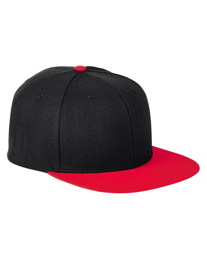 Big Accessories BA539 Flat Bill Sport Cap - Custom Decorated