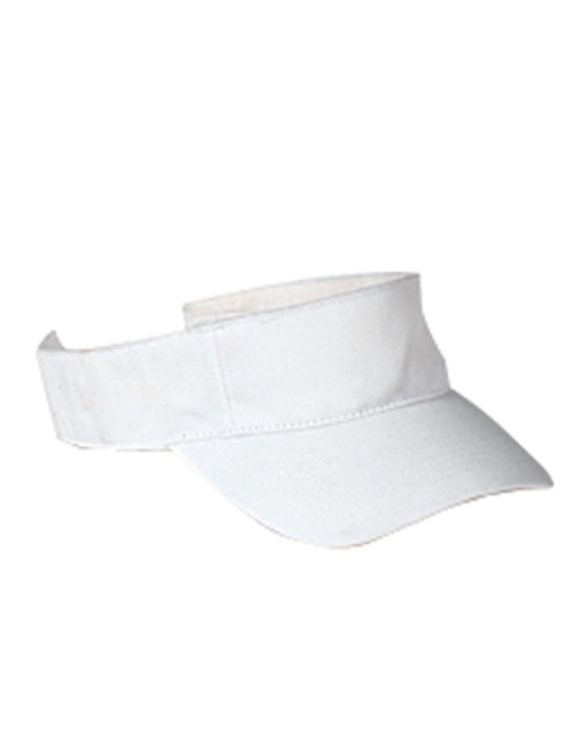 Big Accessories BX006 Cotton Twill Visor - Custom Decorated