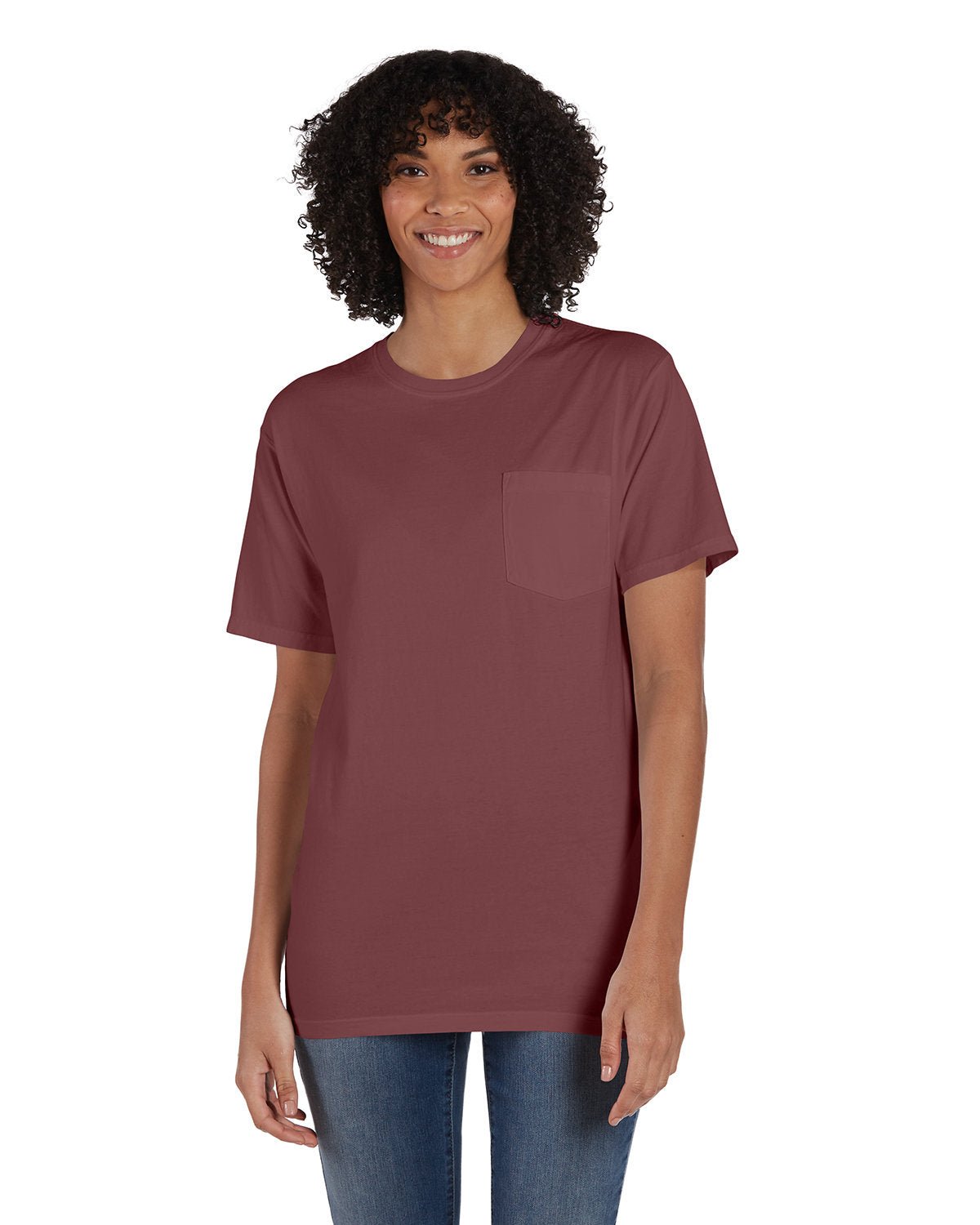 ComfortWash by Hanes GDH150 Unisex Garment-Dyed T-Shirt with Pocket - Custom Decorated