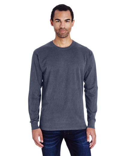 ComfortWash by Hanes GDH200 Unisex Garment-Dyed Long-Sleeve T-Shirt - Custom Decorated