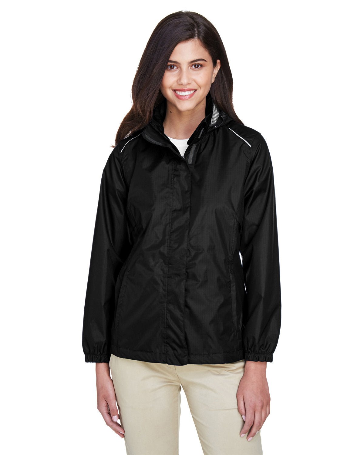 Core 365 78185 Ladies' Climate Seam-Sealed Lightweight Variegated Ripstop Jacket - Custom Decorated