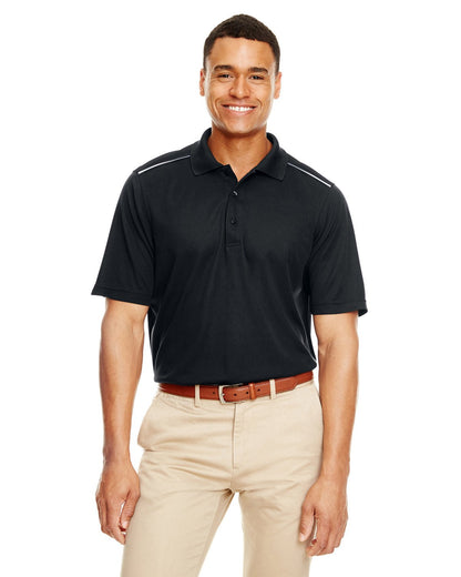 Core 365 88181R Men's Radiant Performance Pique Polo withReflective Piping - Custom Decorated