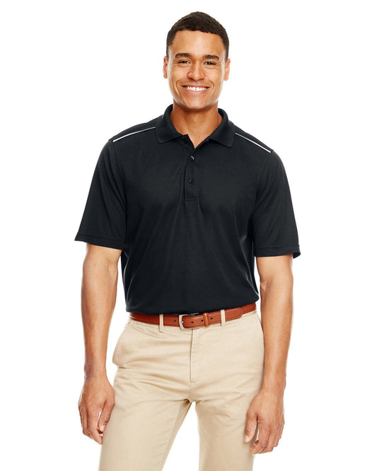 Core 365 88181R Men's Radiant Performance Pique Polo withReflective Piping - Custom Decorated