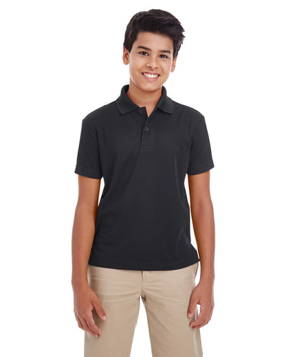 Core 365 88181Y Youth Origin Performance Pique Polo - Custom Decorated