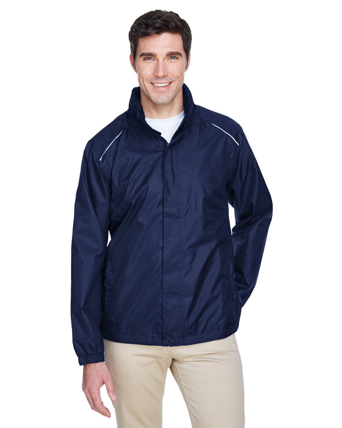 Core 365 88185 Men's Climate Seam-Sealed Lightweight Variegated Ripstop Jacket