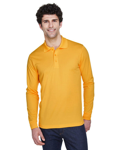 Core 365 88192 Men's Pinnacle Performance Long-Sleeve Piqu Polo