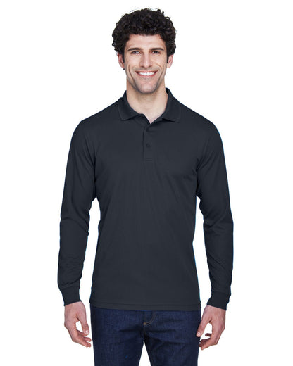 Core 365 88192T Men's Tall Pinnacle Performance Long-Sleeve Pique Polo