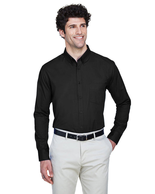 Core 365 88193 Men's Operate Long-Sleeve TwillShirt - Custom Decorated