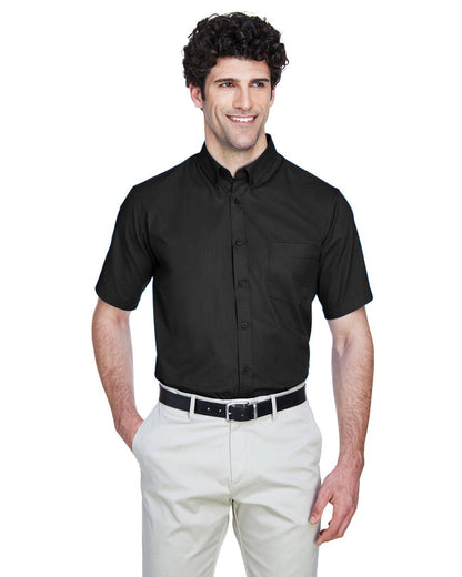 Core 365 88194 Men's Optimum Short-Sleeve Twill Shirt - Custom Decorated