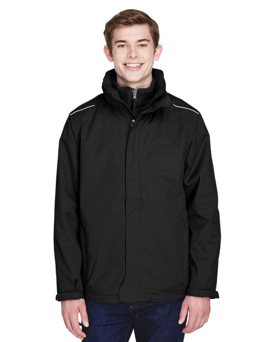 Core 365 88205 Men's Region 3-in-1 Jacket with Fleece Liner - Custom Decorated