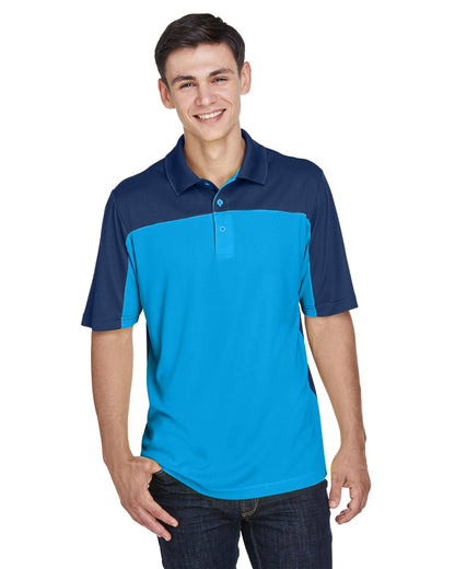 Core 365 CE101 Men's Balance Colorblock Performance Pique Polo