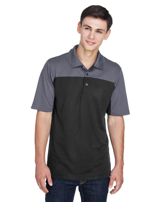 Core 365 CE101 Men's Balance Colorblock Performance Pique Polo - Custom Decorated
