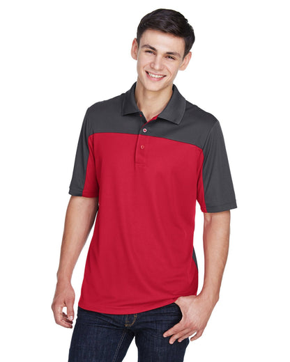 Core 365 CE101 Men's Balance Colorblock Performance Pique Polo