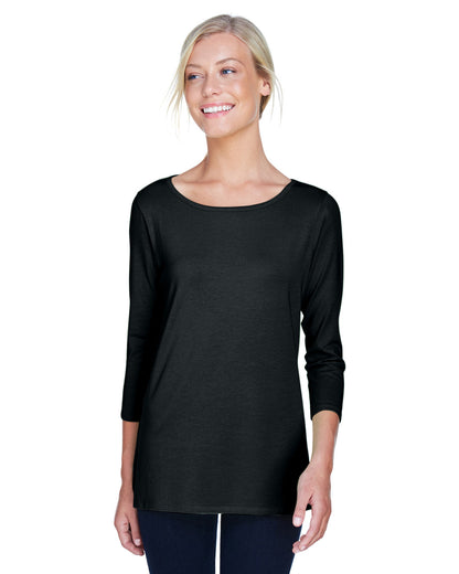 Devon & Jones DP192W Ladies' Perfect Fit Ballet Bracelet-Length Knit Top - Custom Decorated