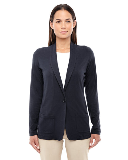 Devon & Jones DP462W Ladies' Perfect Fit Shawl Collar Cardigan - Custom Decorated