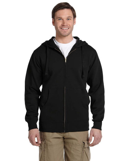 econscious EC5650 Men's Organic/Recycled Full-Zip Hooded Sweatshirt - Custom Decorated