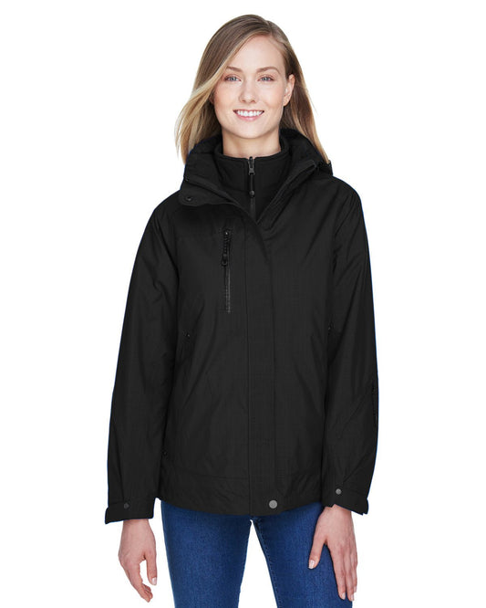 North End 78178 Ladies' Caprice 3-in-1 Jacket with Soft Shell Liner - Custom Decorated