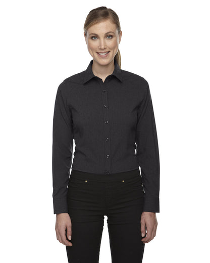 North End 78802 Ladies' Mlange Performance Shirt - Custom Decorated