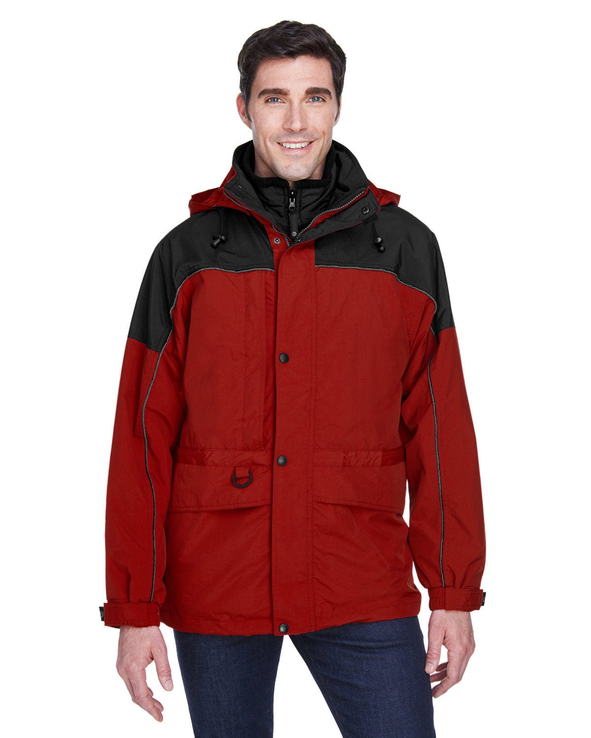 North End 88006 Adult 3-in-1 Two-Tone Parka