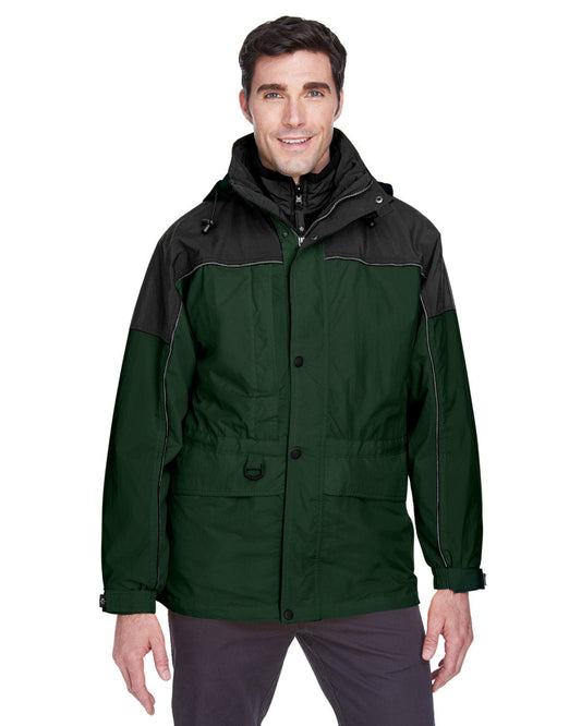 North End 88006 Adult 3-in-1 Two-Tone Parka - Custom Decorated