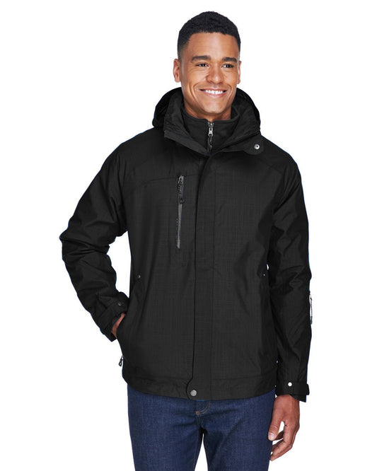 North End 88178 Men's Caprice 3-in-1 Jacket with Soft Shell Liner - Custom Decorated