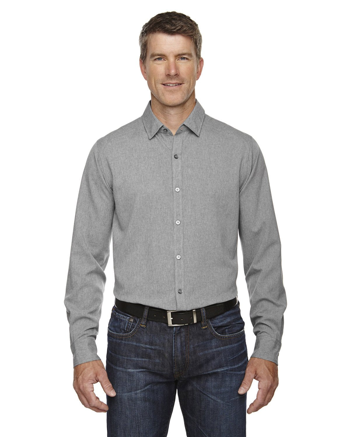 North End 88802 Men's Mlange Performance Shirt