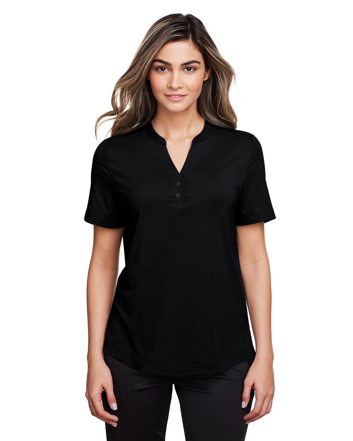 North End NE100W Ladies' Jaq Snap-Up Stretch Performance Polo - Custom Decorated