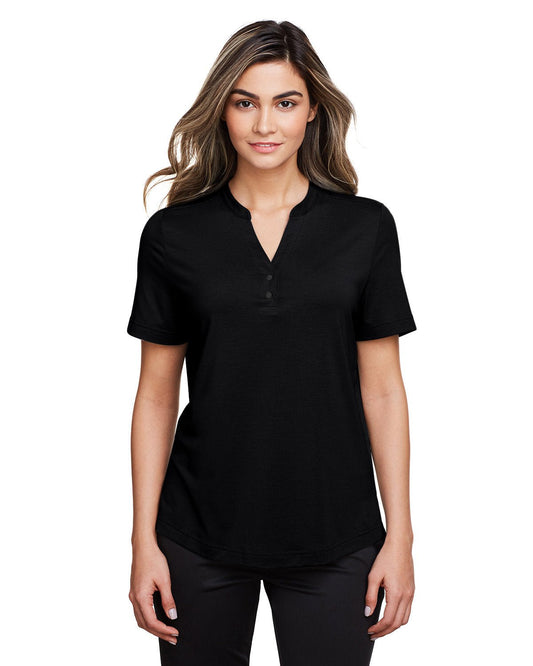 North End NE100W Ladies' Jaq Snap-Up Stretch Performance Polo - Custom Decorated