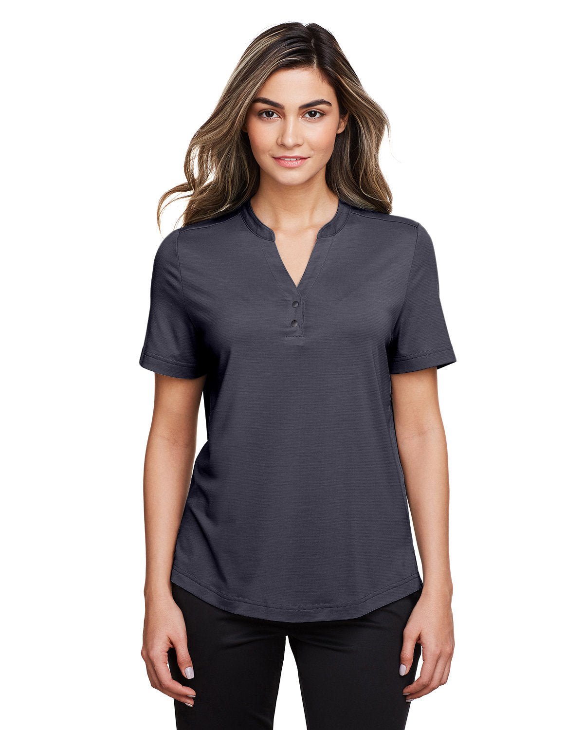 North End NE100W Ladies' Jaq Snap-Up Stretch Performance Polo