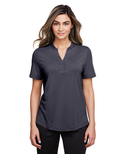 North End NE100W Ladies' Jaq Snap-Up Stretch Performance Polo