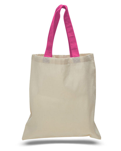 OAD OAD105 OAD Contrasting Handles Tote - Custom Decorated