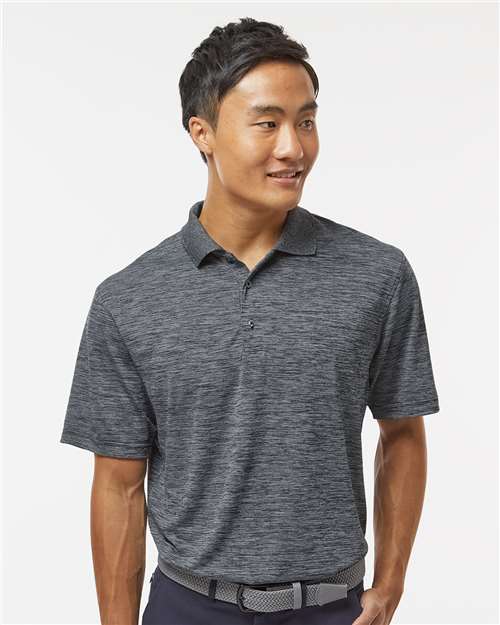 Paragon 130P Dakota Striated Heather Polo - Custom Decorated