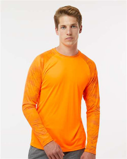 Paragon 216P Cayman Performance Camo Colorblocked Long Sleeve T-Shirt