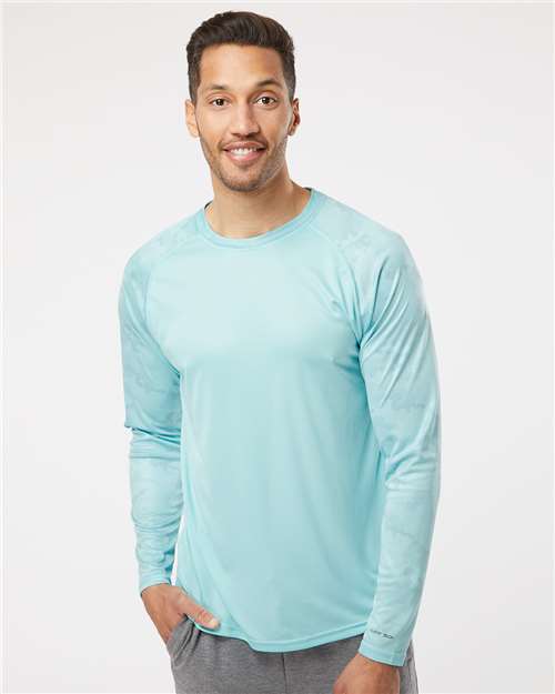 Paragon 216P Cayman Performance Camo Colorblocked Long Sleeve T-Shirt