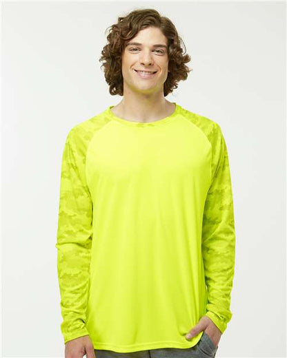 Paragon 216P Cayman Performance Camo Colorblocked Long Sleeve T-Shirt