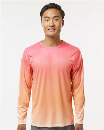 Paragon 225 Barbados Performance Pin Dot Long Sleeve T-Shirt