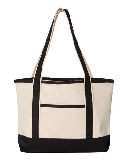 Q-Tees Q125800 20L Small Deluxe Tote - Custom Decorated