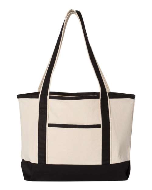 Q-Tees Q125800 20L Small Deluxe Tote - Custom Decorated
